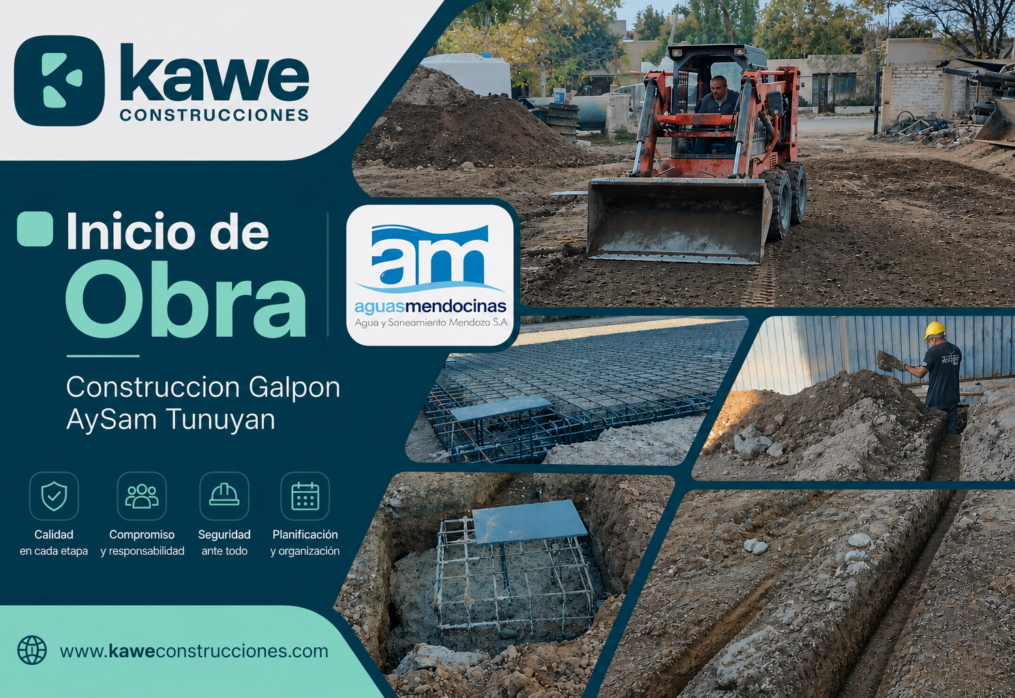 Inicio de Obra: Construcción de Galpón AySam Tunuyán
