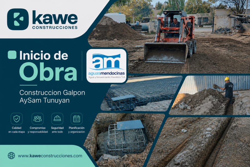 Inicio de Obra: Construcción de Galpón AySam Tunuyán